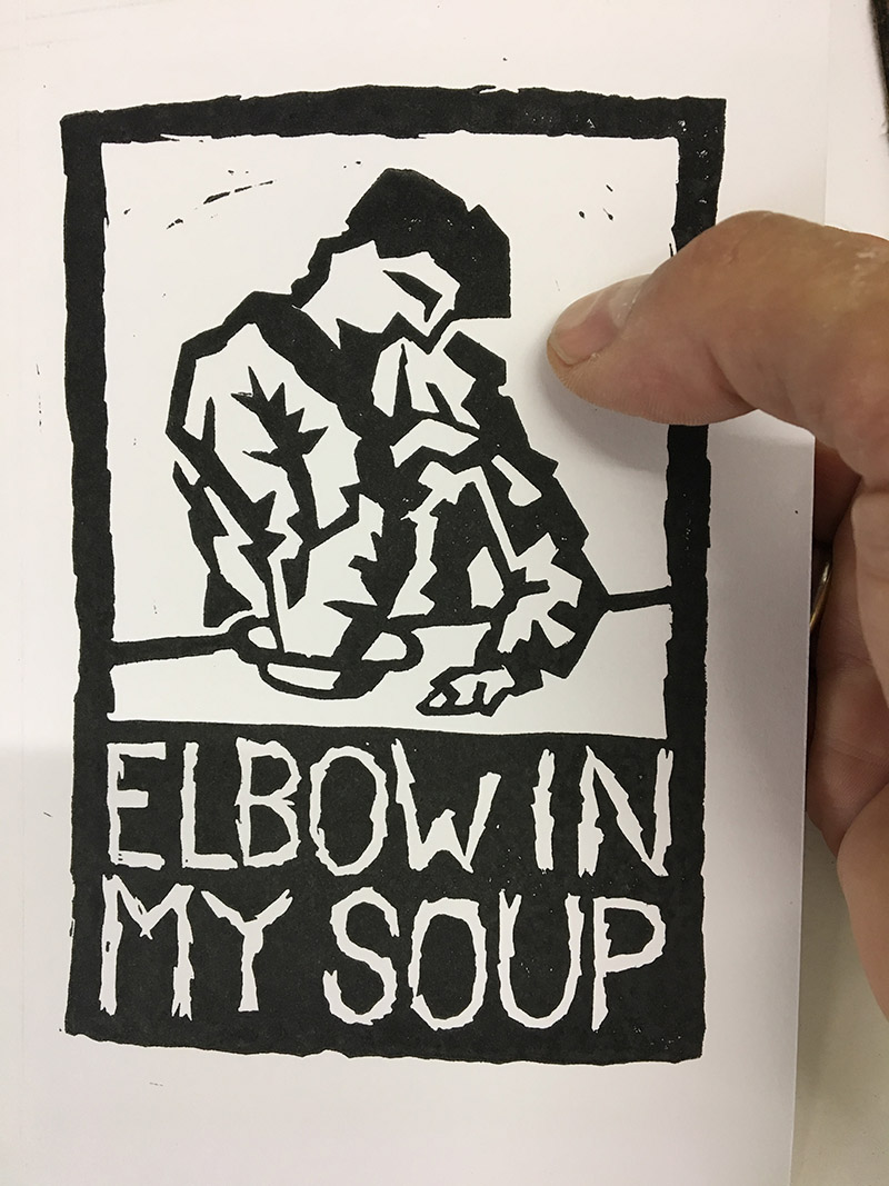 Elbow in my soup